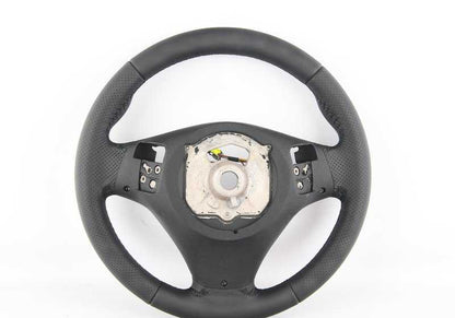 Volante deportivo con airbag de cuero OEM 32307839115 para BMW E81, E87, E82, E90, E92, E93, X1 E84... y más. Original BMW.