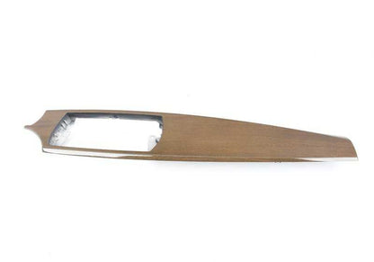Moldura salpicadero madera Plátano derecha OEM 51457043968 para BMW E85 (Z4). Original BMW.