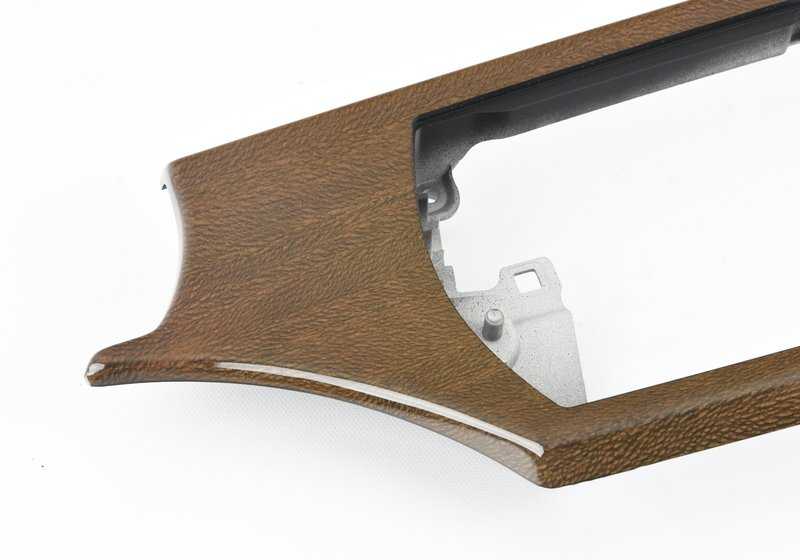 Moldura salpicadero madera Plátano derecha OEM 51457043968 para BMW E85 (Z4). Original BMW.