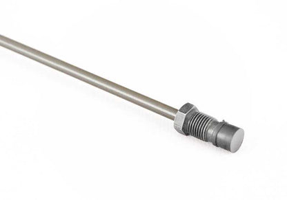 OEM brake tube 34326755493 for BMW E34 {518g, 518i, 520i} with ABS or ASC+T. Compatible with manual and automatic models. Length 408mm. Original BMW.