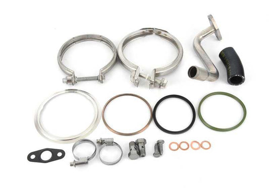 Exhaust Turbocharger Mounting Kit for BMW F32, F33, F36, F07, F10, F11, F01N, F25, F26, F15, F16 (OEM 11652457367). Original BMW.