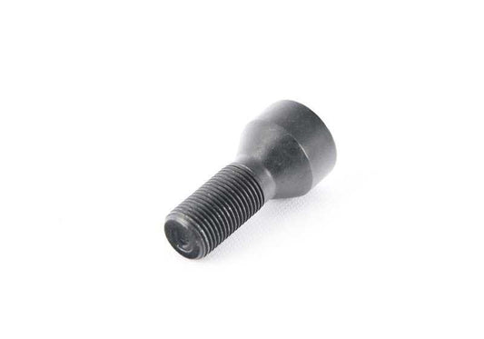 Tornillo de rueda con código OEM 36136776086 para BMW {F20, F21, F22, F23, F30, F31, F34, F35, F32, F33, F36, F07, F10, F11, F18, F06, F12, F13, F01, F02, F04, F25, F26, E70, F15, E71, E72, F16} y MINI {R50, R52, R53, R56}. Original BMW y MINI.
