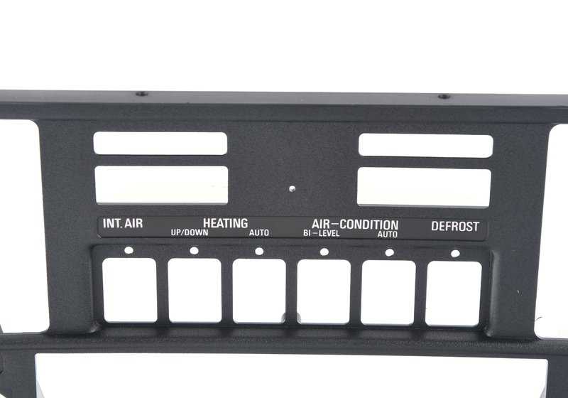 Front plate for BMW 7 Series E23 (OEM 64111368462). Genuine BMW