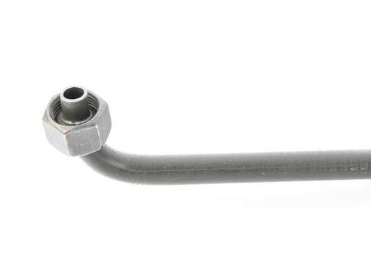 Oil cooler pipe for BMW 5 Series E34, 7 Series E32 (OEM 17221723848). Original BMW.