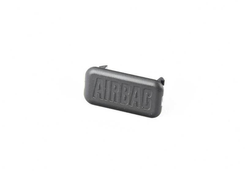Tapa embellecedora negra OEM 51438036247 para BMW E90, E90N, E91, E91N, E92, E92N, E70, E70N, E71, E72. Pieza original BMW.