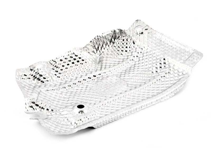 Protection thermique frontale gauche Petina pour BMW E39, E38 (OEM 51488234411). BMW d'origine