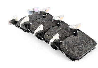 Juego de pastillas de freno sin amianto OEM 34106872334 para BMW i3 y i8 {I12, I15, i82Z21, i82Z22, i82Z41, i82Z42, i82Z61, i82Z62}. Compatible con modelos híbridos y eléctricos. Original BMW.