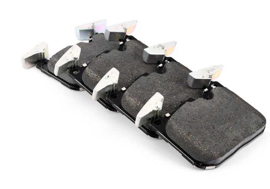 Juego de pastillas de freno sin amianto OEM 34106872334 para BMW i3 y i8 {I12, I15, i82Z21, i82Z22, i82Z41, i82Z42, i82Z61, i82Z62}. Compatible con modelos híbridos y eléctricos. Original BMW.