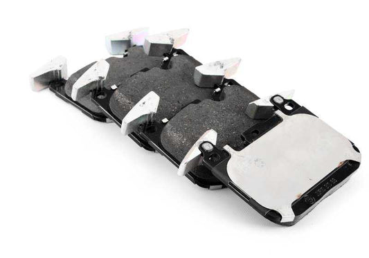 Juego de pastillas de freno sin amianto OEM 34106872334 para BMW i3 y i8 {I12, I15, i82Z21, i82Z22, i82Z41, i82Z42, i82Z61, i82Z62}. Compatible con modelos híbridos y eléctricos. Original BMW.