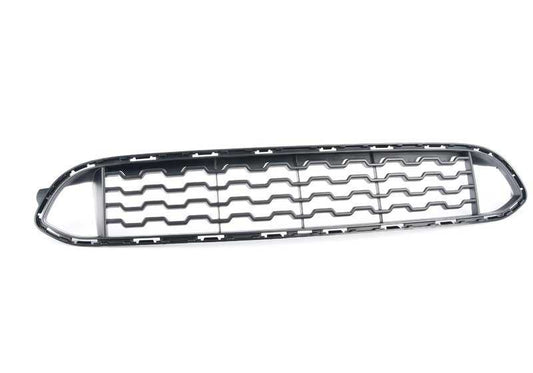 Rejilla central inferior parachoques OEM 51118056939 para BMW X3 F25. Compatible con modelos sDrive18d y sDrive20i de 2012 a 2017. Original BMW.