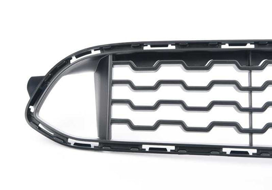 Rejilla central inferior parachoques OEM 51118056939 para BMW X3 F25. Compatible con modelos sDrive18d y sDrive20i de 2012 a 2017. Original BMW.
