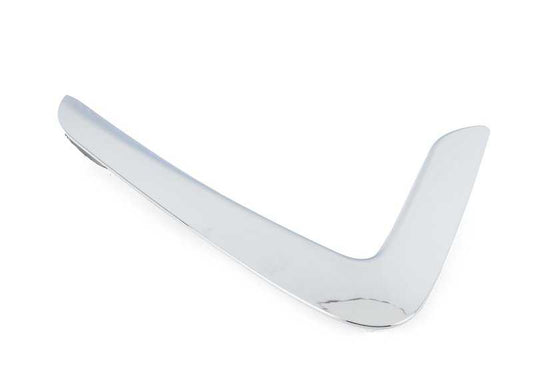 Conducto de aire lateral delantero derecho cromado OEM 51747465292 para BMW F32, F33, F36. Original BMW.