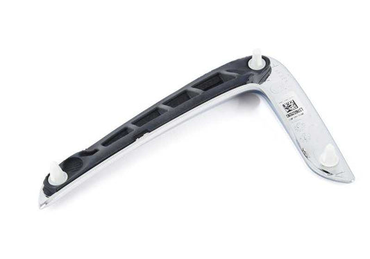 Conducto de aire lateral delantero derecho cromado OEM 51747465292 para BMW F32, F33, F36. Original BMW.