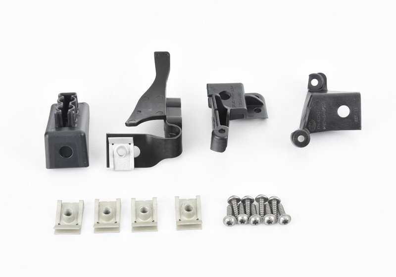 Kit de reparo do suporte do farol esquerdo para BMW F07, F10, F11, F18 (OEM 63127262734). BMW original