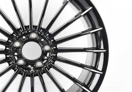 Llantas de aleación ligera negras 21" OEM 36107980132 para BMW Serie 7 {F01, F01N, F02, F02N}. Original BMW.