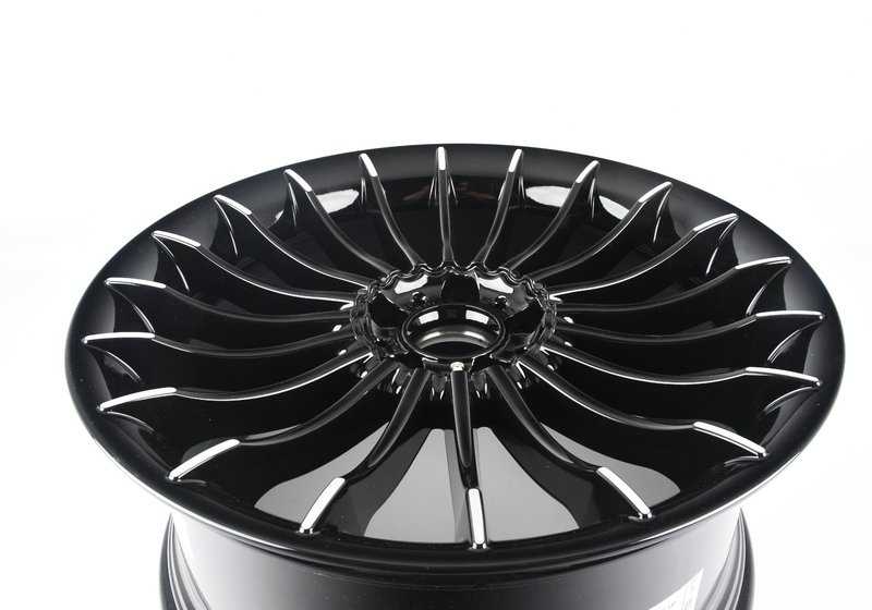 Rodas de liga leve de luz preta 21 "OEM 36107980132 para BMW 7 Series {f01, f01n, f02, f02n}. BMW original.