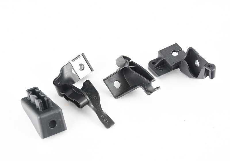 Kit de reparación soporte faro derecho OEM 63127262735 para BMW F07, F10, F11. Original BMW.