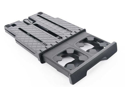 Soporte para bebidas color anthrazit OEM 52207157550 para BMW Serie 3 E90, E91, E92 y versiones LCI… y más. Original BMW.