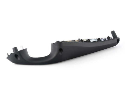 Reposabrazos izquierdo acabado aluminio mate para BMW E46 (316Ci, 318Ci) OEM 51418259963. Compatible con versiones manual y automática. Original BMW.