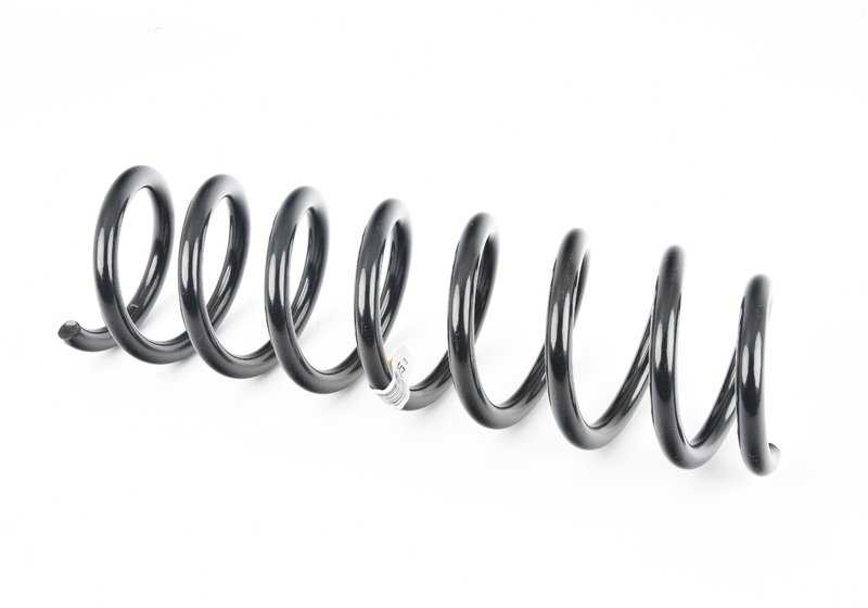 Resorte helicoidal delantero para varios modelos/series de BMW (OEM 31336786771). Original BMW