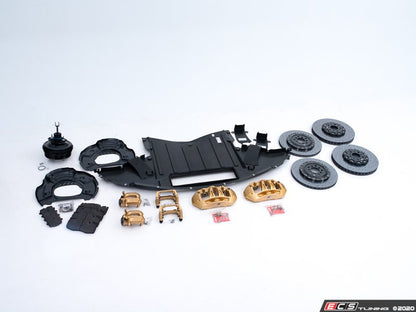 Kit di retrofit freno M in carbonio-ceramica OEM 34112317804 per BMW Serie 5 F10, Serie 6 F06 Gran Coupé, F12, F13 (LCI)... e altro ancora. BMW originale.