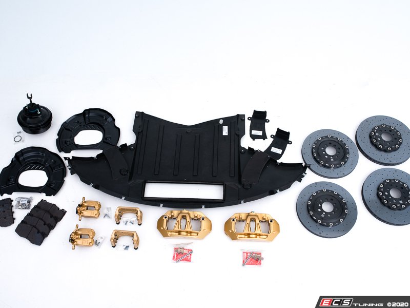 Kit di retrofit freno M in carbonio-ceramica OEM 34112317804 per BMW Serie 5 F10, Serie 6 F06 Gran Coupé, F12, F13 (LCI)... e altro ancora. BMW originale.