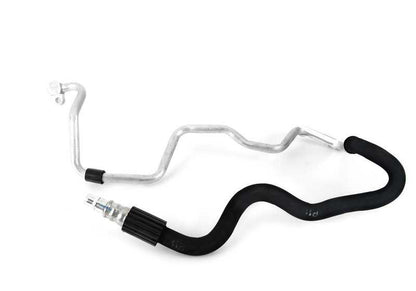 Tubería de aceite del radiador (ida) OEM 17227576393 para BMW E70, E70N, E71. Original BMW.