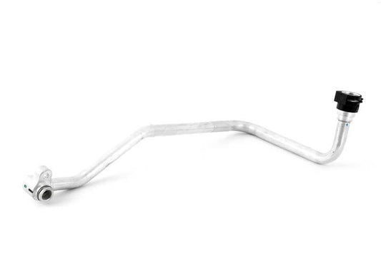 Forward oil cooler line for BMW E70N, E71, E72 (OEM 17227576394). Original BMW
