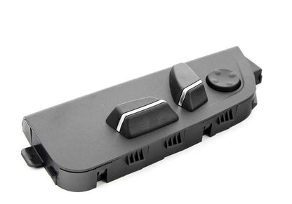 Interruptor ajuste eléctrico asiento izquierdo OEM 61319270381 para BMW F07, F10, F11, F18, F01, F02. Compatible con modelos Serie 5 y Serie 7. Recambio original BMW.