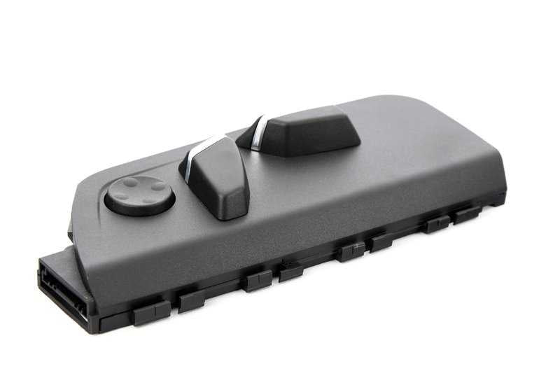 Interruptor ajuste eléctrico asiento izquierdo OEM 61319270381 para BMW F07, F10, F11, F18, F01, F02. Compatible con modelos Serie 5 y Serie 7. Recambio original BMW.