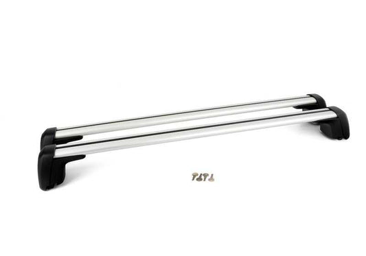 Barras de techo originales OEM 82712414373 para BMW X3 (G01, F97) y BMW iX3 (G08). Original BMW.