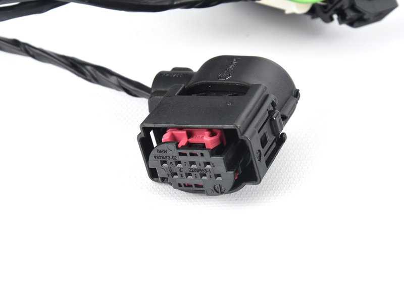 Cableado sensor paragolpes delantero OEM 61129260016 para BMW F30, F31, F32, F33, F34. Original BMW.
