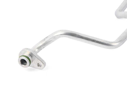 Transmission oil cooler line for BMW F87, F87N (OEM 17227853889). Original BMW.