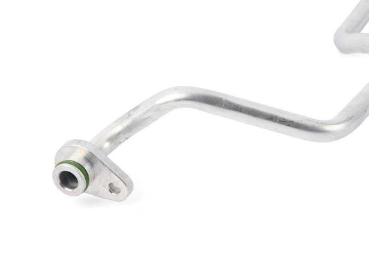 Transmission oil cooler line for BMW F87, F87N (OEM 17227853889). Original BMW.