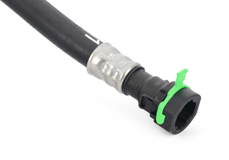 Transmission oil cooler line for BMW F87, F87N (OEM 17227853889). Original BMW.