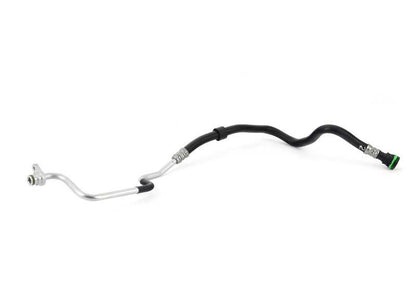 Tubo de retorno del radiador de aceite de transmisión OEM 17227853890 para BMW F87. Original BMW.