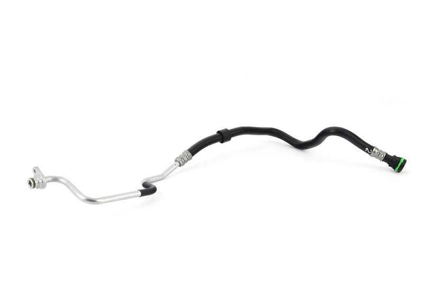 Tubo de retorno del radiador de aceite de transmisión OEM 17227853890 para BMW F87. Original BMW.