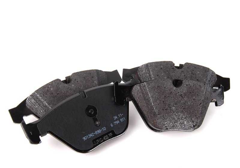 Juego de pastillas de freno OEM 34116794917 para BMW E90, E91, E92, E93, E84, E89. Original BMW.