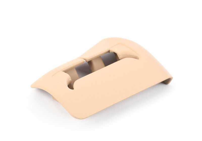 Embellecedor trasero izquierdo color beige OEM 72118174319 para BMW Serie 7 E38 (modelos 725tds, 728i). Original BMW.