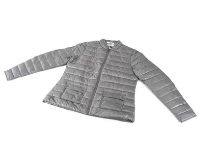 Chaqueta de plumas Space Grey talla L para mujer OEM 80242461069 válida para BMW. Original BMW.