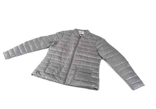 Chaqueta de plumas Space Grey talla L para mujer OEM 80242461069 válida para BMW. Original BMW.