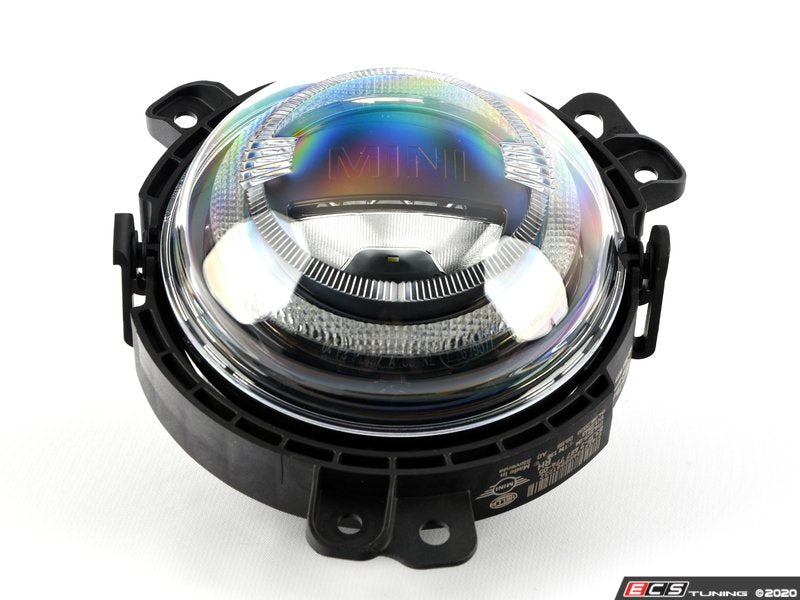 Faro de parachoques delantero derecho OEM 63117497774 para MINI Countryman F60, F60 LCI. Original MINI.