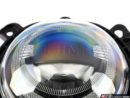 Faro de parachoques delantero derecho OEM 63117497774 para MINI Countryman F60, F60 LCI. Original MINI.