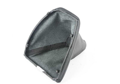 Funda de cuero para palanca de cambios OEM 25117587478 para BMW E60, E61. Color negro. Recambio original BMW.