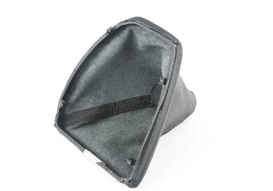 Funda de cuero para palanca de cambios OEM 25117587478 para BMW E60, E61. Color negro. Recambio original BMW.