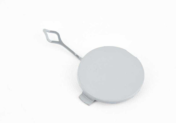 Tapa embellecedora para gancho de remolque derecha imprimada OEM 51127264357 para MINI R56, R57, R58, R59. Compatible con versiones Cooper, Cooper D y Cooper S. Original MINI.