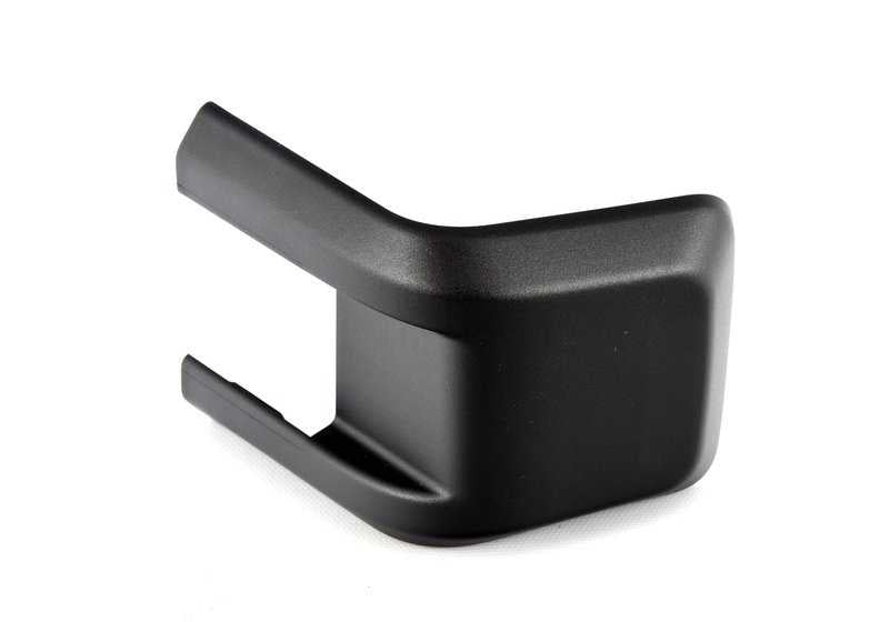 Embellecedor guía asiento trasero negro OEM 52207373901 para BMW F45, F45N, F48, F48N, F49, F49N, F39 y MINI F60, F60N. Pieza original BMW y MINI.