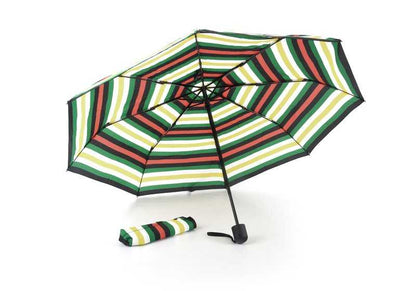 Paraguas Mini Plegable A Rayas Multicolor. Original Recambios