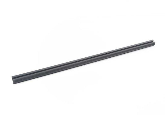 Inner window channel seal for BMW E23, 7 Series (OEM 51221886507). Original BMW.