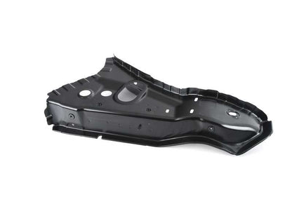 Viga de apoyo pasa-rueda delantero izquierdo OEM 41002755061 para MINI R56, R55 Clubman, R57 Cabrio, R58 Coupé, R59 Roadster… y más. Original MINI.
